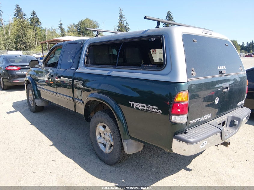 2000 Toyota Tundra VIN 5TBBT4812YS100378 IAAI salvage auction — NORMAL WEAR, Clear (Washington), sold $2,250 on 2026-07-22 (photo 3)