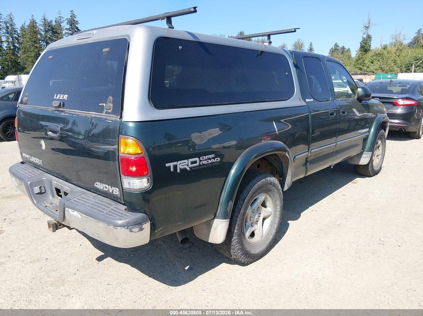 2000 Toyota Tundra VIN 5TBBT4812YS100378 IAAI salvage auction — NORMAL WEAR, Clear (Washington), sold $2,250 on 2026-07-22 (photo 4)