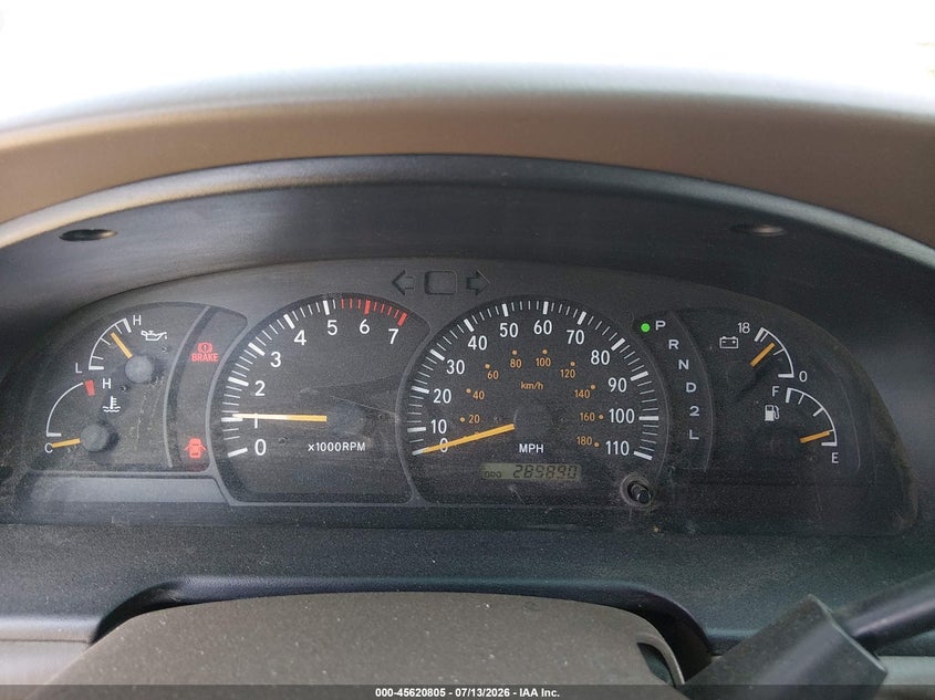 2000 Toyota Tundra VIN 5TBBT4812YS100378 IAAI salvage auction — NORMAL WEAR, Clear (Washington), sold $2,250 on 2026-07-22 (photo 7)