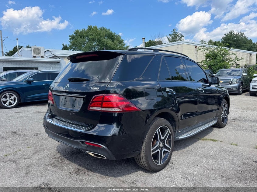 2017 Mercedes-benz Gle class VIN 4JGDA5HB1HA884534 IAAI salvage auction — UNKNOWN, Clear (New York), sold $6,325 on 2026-07-22 (photo 4)