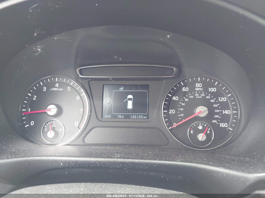 2016 Kia Sorento VIN 5XYPH4A18GG123166 IAAI salvage auction — NORMAL WEAR, Clear - Dealer Only (California), sold $1,150 on 2026-07-30 (photo 7)