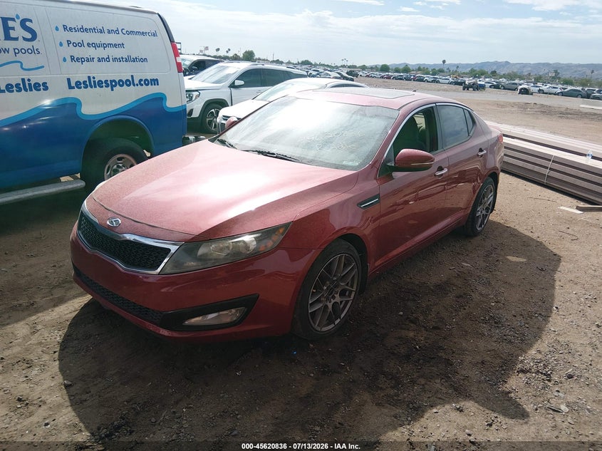 2012 Kia Optima VIN 5XXGM4A79CG052719 IAAI salvage auction — NORMAL WEAR, Clear-Dealer Only (Arizona), sold $25 on 2026-07-21 (photo 2)