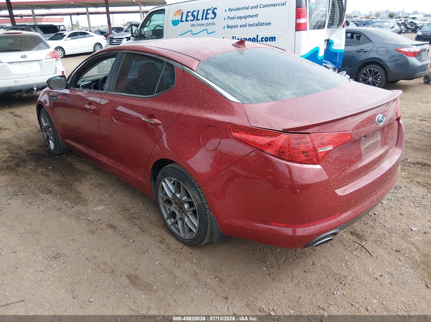 2012 Kia Optima VIN 5XXGM4A79CG052719 IAAI salvage auction — NORMAL WEAR, Clear-Dealer Only (Arizona), sold $25 on 2026-07-21 (photo 3)