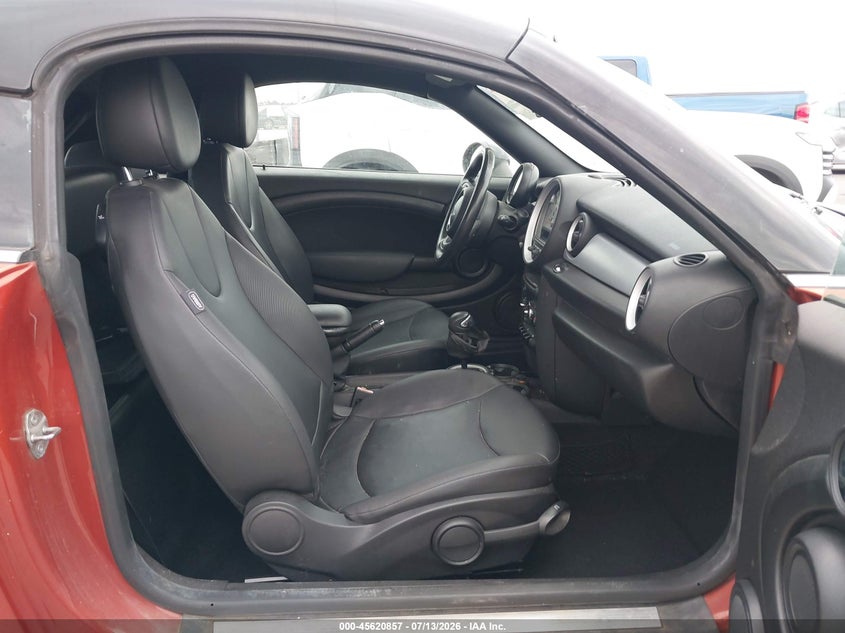 2013 Mini Coupe VIN WMWSX1C58DT507635 IAAI salvage auction — NORMAL WEAR, Clear (Texas), sold $1,200 on 2026-08-06 (photo 5)