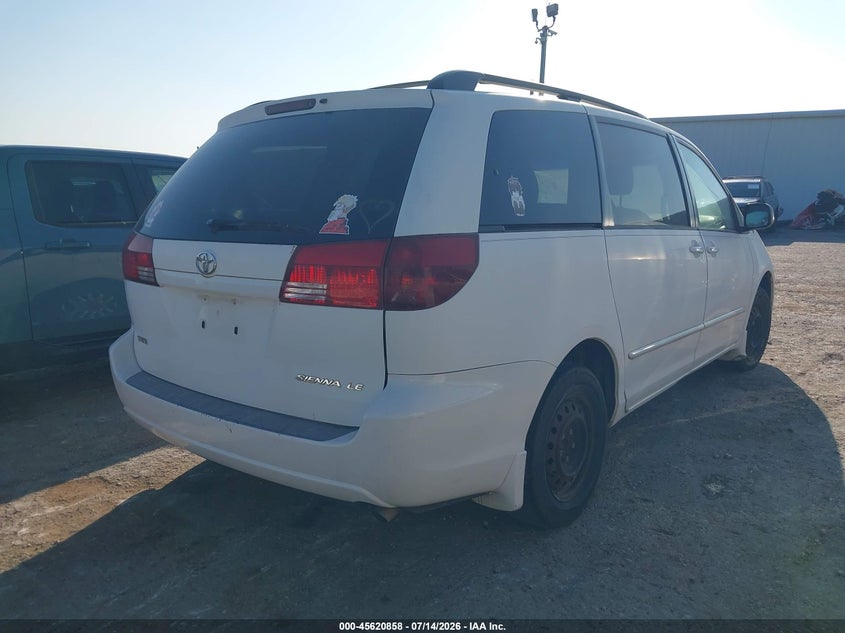 2005 Toyota Sienna VIN 5TDZA23C05S291240 IAAI salvage auction — NORMAL WEAR, Clear - Public Restricted (Oklahoma), sold $925 on 2026-08-01 (photo 4)