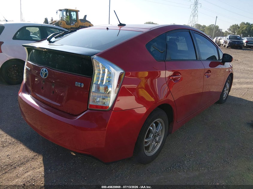 2011 Toyota Prius VIN JTDKN3DU1B5353183 IAAI salvage auction — NORMAL WEAR, Clear (Indiana), sold $675 on 2026-07-29 (photo 4)