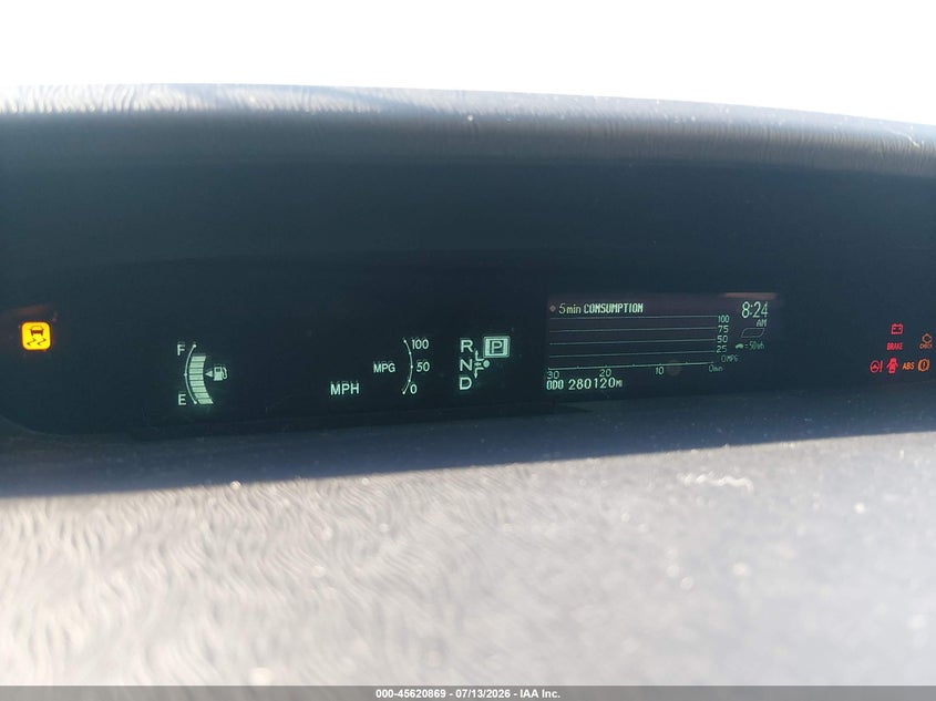 2011 Toyota Prius VIN JTDKN3DU1B5353183 IAAI salvage auction — NORMAL WEAR, Clear (Indiana), sold $675 on 2026-07-29 (photo 7)