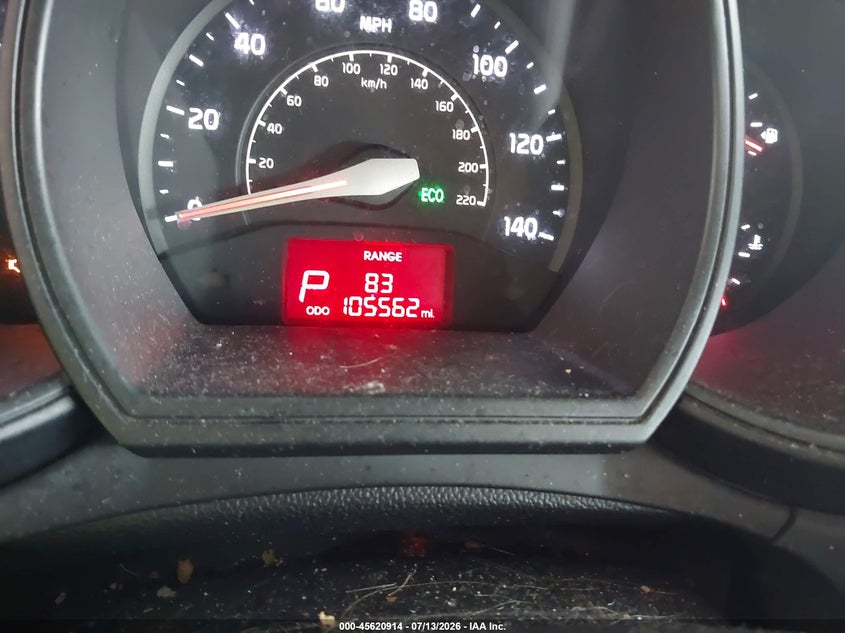 2014 Kia Rio VIN KNADM4A38E6370927 IAAI salvage auction — NORMAL WEAR, Clear (Florida), sold $1,050 on 2026-07-29 (photo 7)