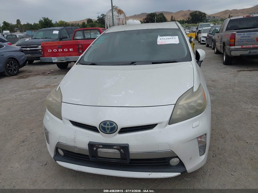 2012 Toyota Prius VIN JTDKN3DP2C3019672 IAAI salvage auction — NORMAL WEAR, Clear - Dealer Only (California), sold $7,850 on 2026-07-23 (photo 6)