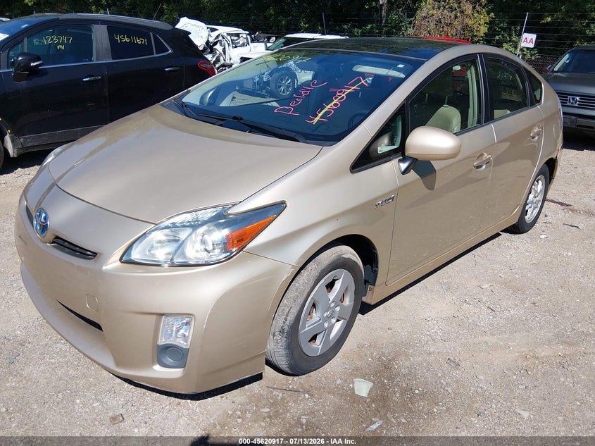 2011 Toyota Prius VIN JTDKN3DU8B0312711 IAAI salvage auction — NORMAL WEAR, Clear (Indiana), sold $1,800 on 2026-07-15 (photo 2)