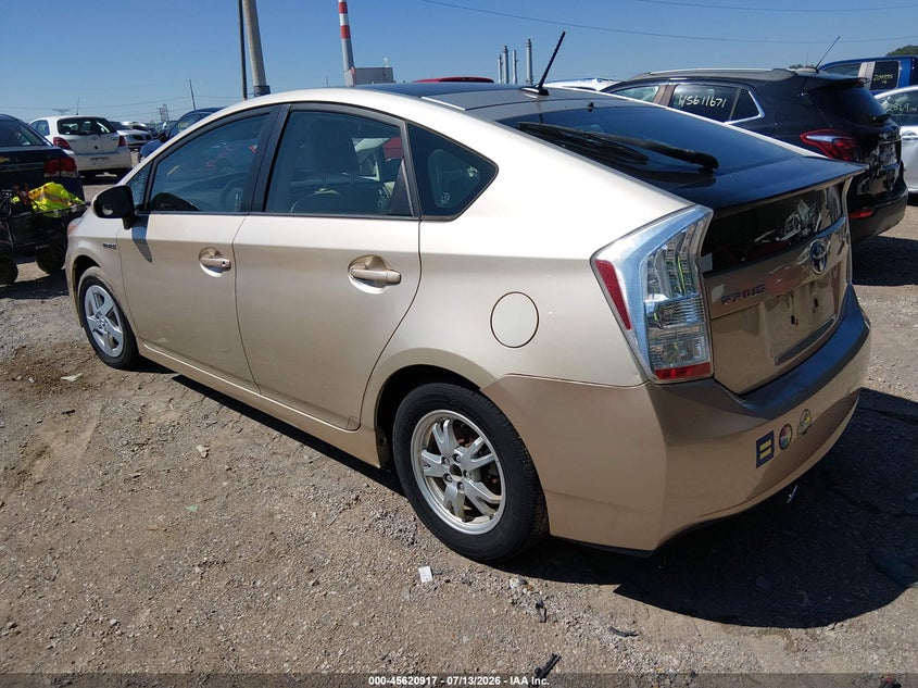 2011 Toyota Prius VIN JTDKN3DU8B0312711 IAAI salvage auction — NORMAL WEAR, Clear (Indiana), sold $1,800 on 2026-07-15 (photo 3)