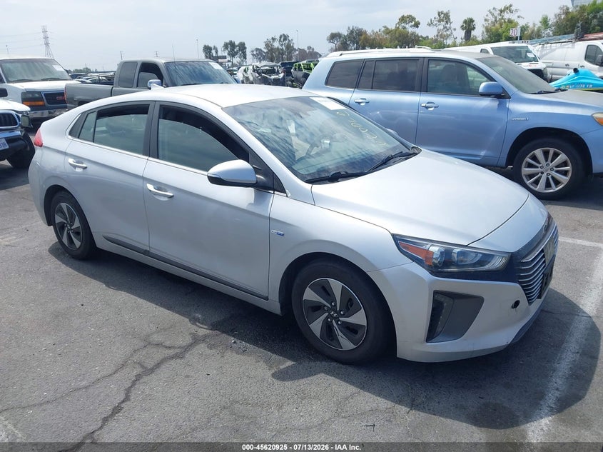 2019 Hyundai Ioniq VIN KMHC75LCXKU144836 IAAI salvage auction — NORMAL WEAR, Clear - Dealer Only (California), sold $750 on 2026-07-30 (photo 1)