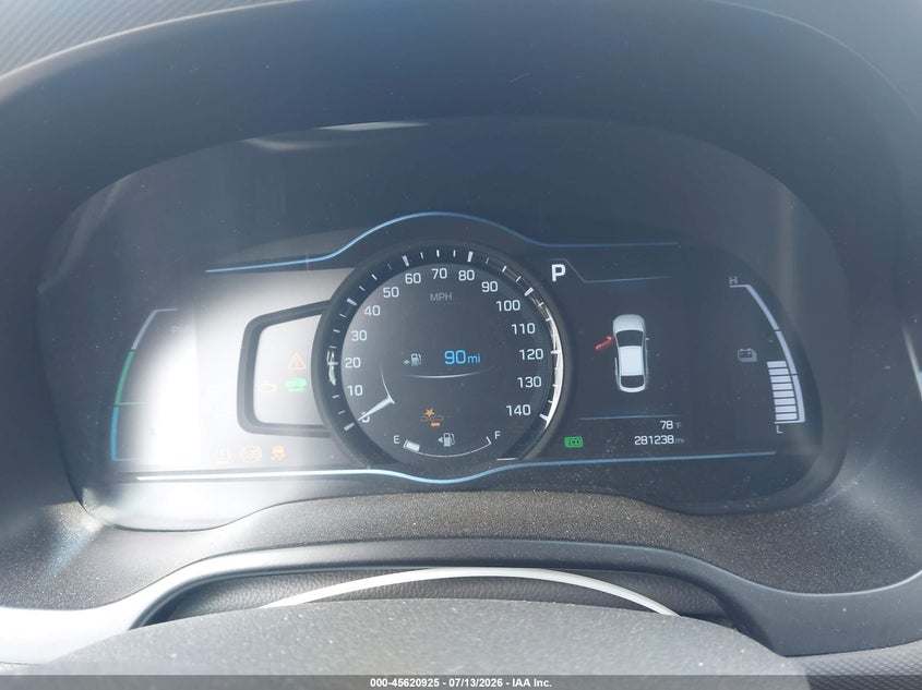 2019 Hyundai Ioniq VIN KMHC75LCXKU144836 IAAI salvage auction — NORMAL WEAR, Clear - Dealer Only (California), sold $750 on 2026-07-30 (photo 7)