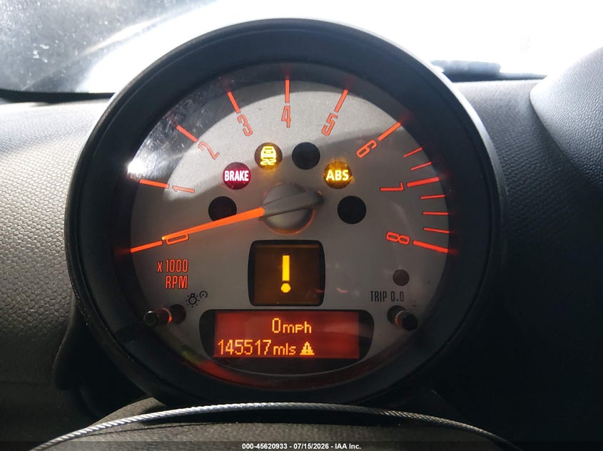2013 Mini Countryman VIN WMWZC3C5XDWP51193 IAAI salvage auction — NORMAL WEAR, Clear (Texas), sold $625 on 2026-07-30 (photo 7)