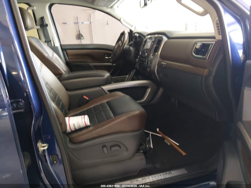 2017 Nissan TITAN VIN 1N6AA1E57HN507923 IAAI salvage auction — RIGHT FRONT, Salvage Title, sold $6,500 on 2026-08-03 (photo 5)