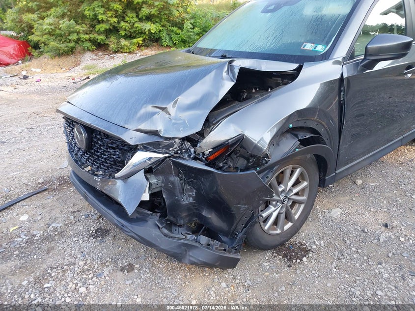 2022 Mazda Cx-5 VIN JM3KFBCMXN0551195 IAAI salvage auction — LEFT FRONT, Salvage Title, sold $6,100 on 2026-07-31 (photo 6)