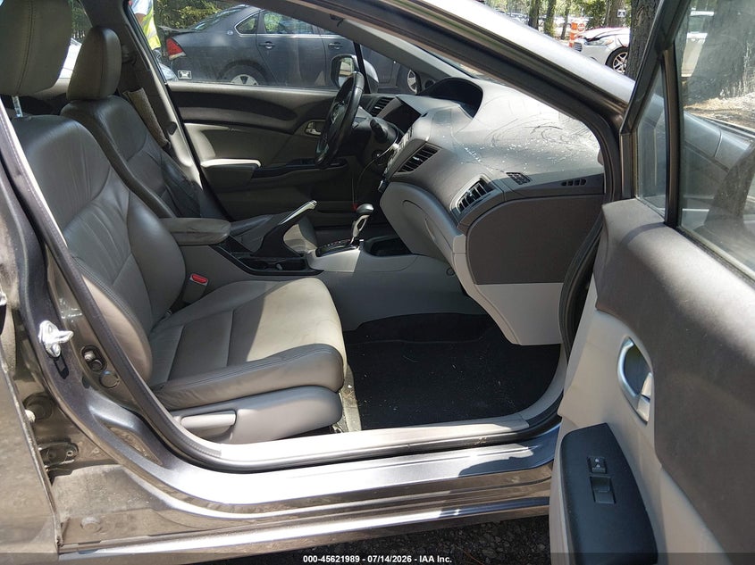 2012 Honda Civic VIN 19XFB2F90CE047871 IAAI salvage auction — FRONT END, Salvage Title, sold $950 on 2026-07-22 (photo 5)
