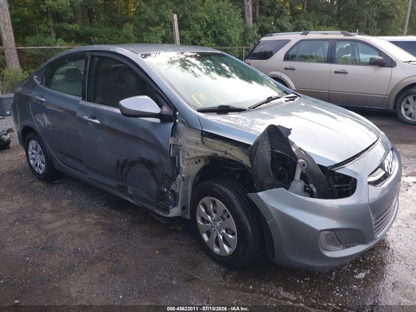 2017 Hyundai Accent VIN KMHCT4AE9HU374676 IAAI salvage auction — SIDE, Salvage Title, sold $550 on 2026-07-31 (photo 6)