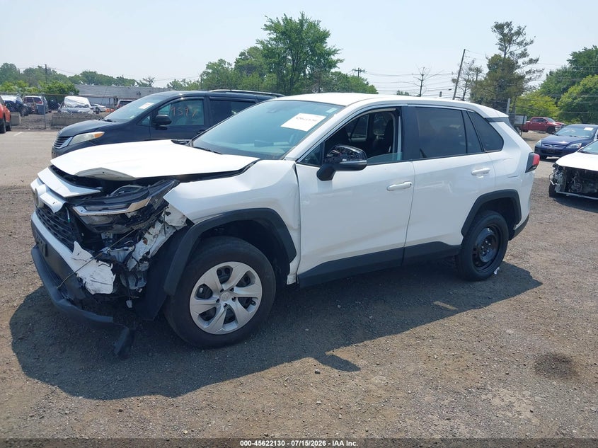 2025 Toyota Rav4 VIN 2T3K1RFV7SC308831 IAAI salvage auction — LEFT FRONT, Clear (Pennsylvania), sold $10,600 on 2026-07-29 (photo 2)
