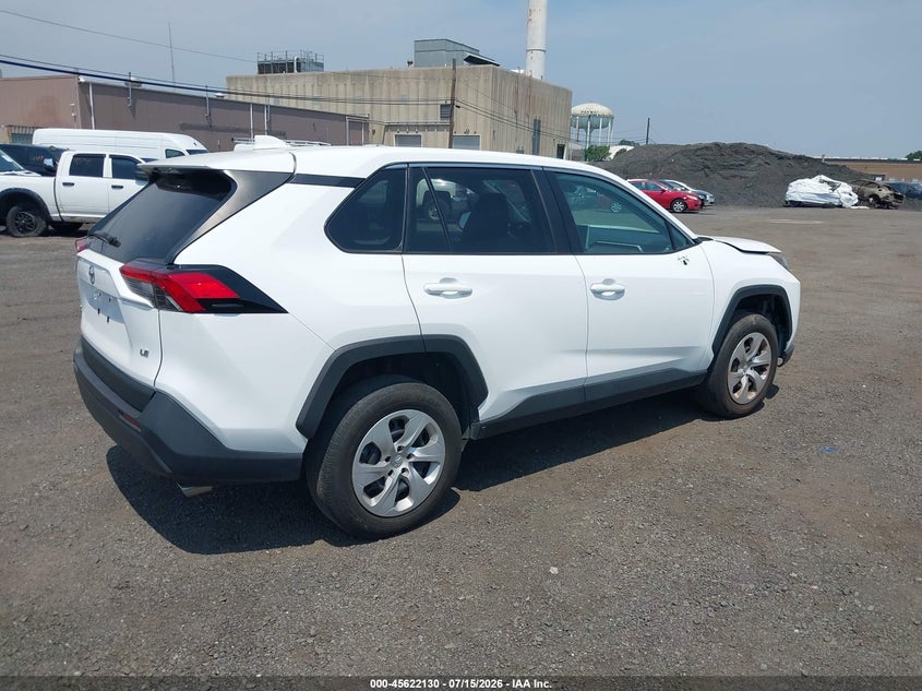 2025 Toyota Rav4 VIN 2T3K1RFV7SC308831 IAAI salvage auction — LEFT FRONT, Clear (Pennsylvania), sold $10,600 on 2026-07-29 (photo 4)