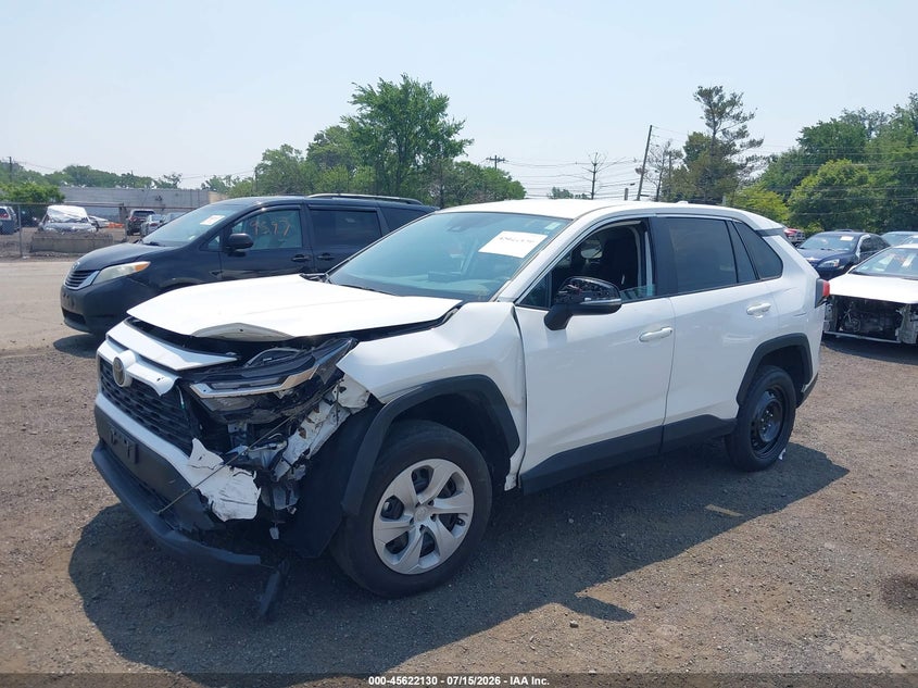 2025 Toyota Rav4 VIN 2T3K1RFV7SC308831 IAAI salvage auction — LEFT FRONT, Clear (Pennsylvania), sold $10,600 on 2026-07-29 (photo 6)