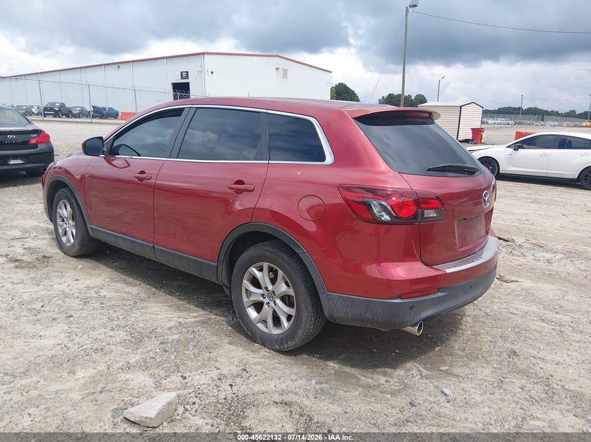 2014 Mazda Cx-9 VIN JM3TB3CV0E0434983 IAAI salvage auction — NORMAL WEAR, Clear (Georgia), sold $1,350 on 2026-07-30 (photo 3)