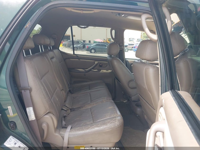 2002 Toyota Sequoia VIN 5TDZT34AX2S119998 IAAI salvage auction — NORMAL WEAR, Clear (Florida), sold $1,625 on 2026-07-16 (photo 8)