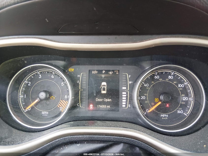 2015 Jeep Cherokee VIN 1C4PJMAB5FW775824 IAAI salvage auction — FRONT END, Salvage Title, sold $900 on 2026-07-25 (photo 7)