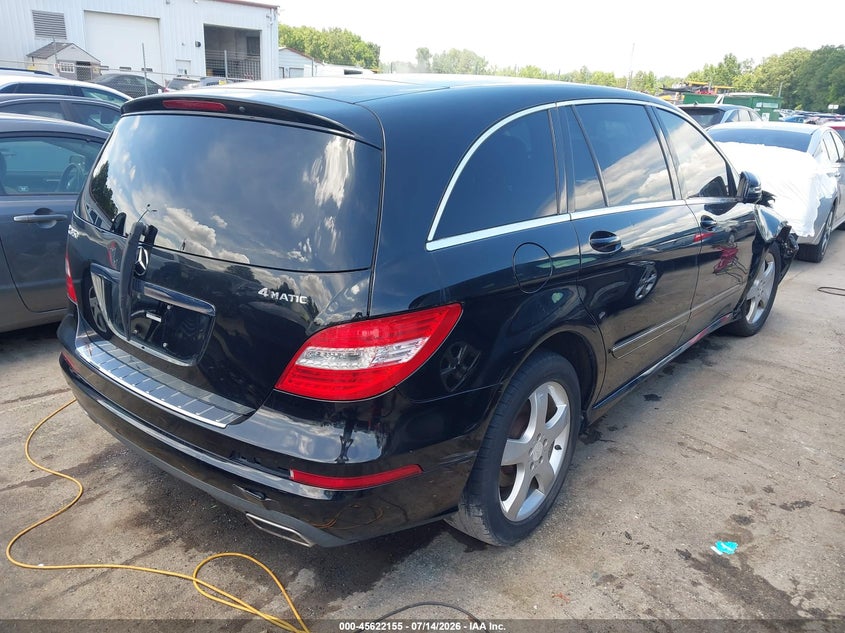2011 Mercedes-benz R-class VIN 4JGCB6FEXBA129272 IAAI salvage auction — FRONT END, Salvage (North Carolina), sold $425 on 2026-08-03 (photo 4)