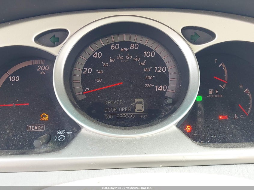 2006 Toyota Highlander hybrid VIN JTEEW21A960010893 IAAI salvage auction — REAR END, Rebuildable (Florida), sold $600 on 2026-07-29 (photo 7)