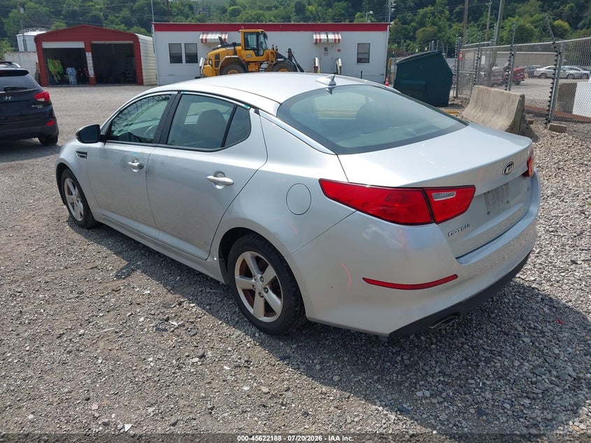 2015 Kia Optima VIN 5XXGM4A76FG505411 IAAI salvage auction — FRONT END, Salvage (Idaho), sold $675 on 2026-08-01 (photo 3)