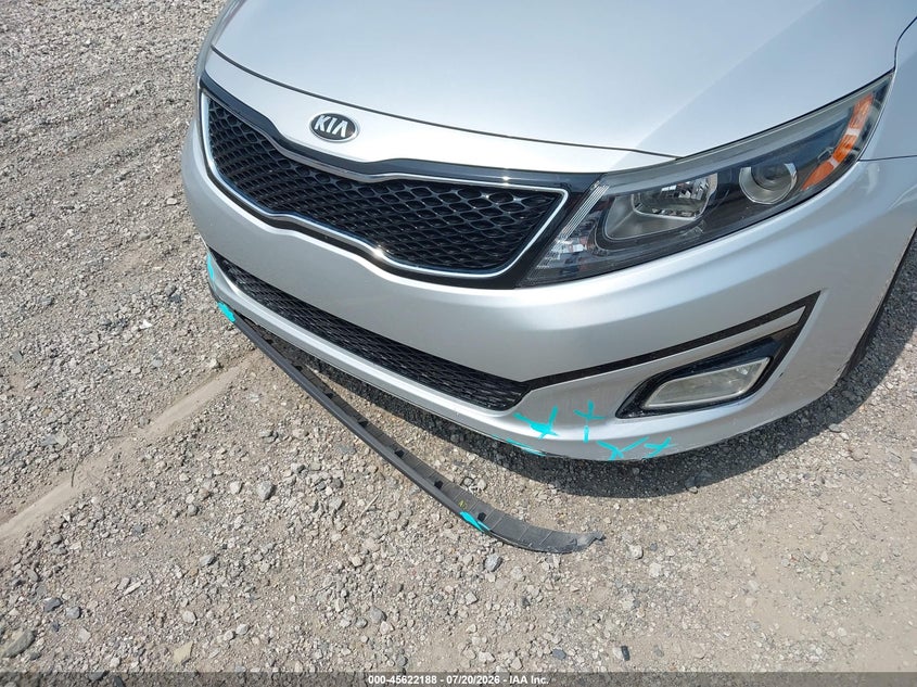 2015 Kia Optima VIN 5XXGM4A76FG505411 IAAI salvage auction — FRONT END, Salvage (Idaho), sold $675 on 2026-08-01 (photo 6)