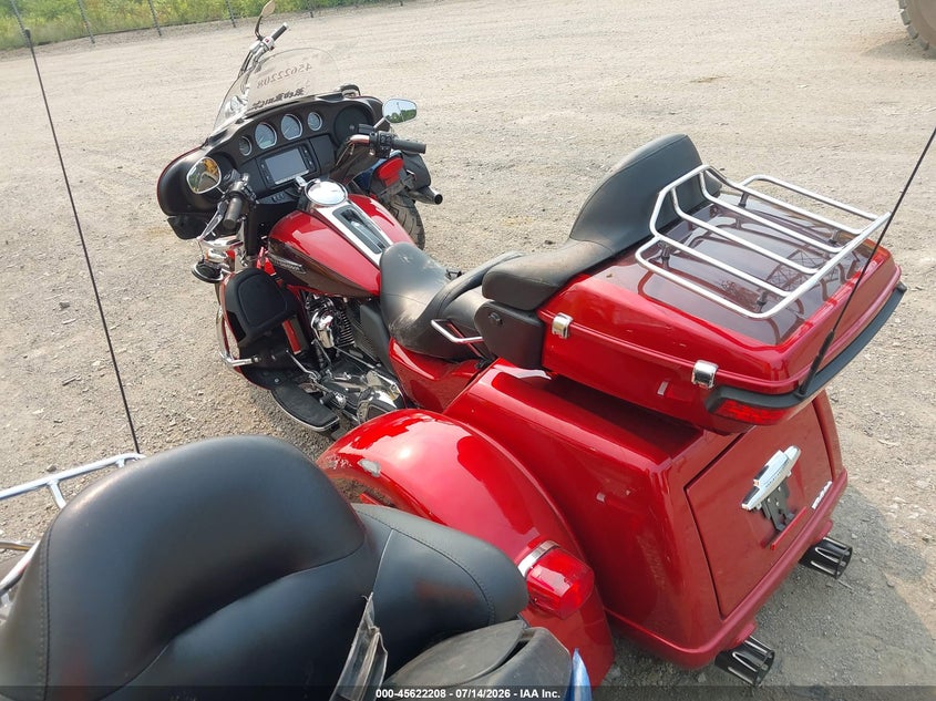 2018 Harley-davidson Tri glide ultra VIN 1HD1MAD11JB850015 IAAI salvage auction — FRONT END, Salvage (Pennsylvania), sold $9,200 on 2026-08-04 (photo 3)