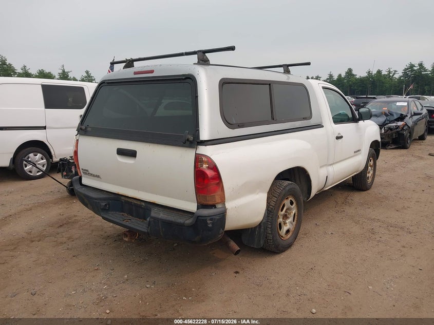 2008 Toyota Tacoma VIN 5TENX22N98Z558494 IAAI salvage auction — NORMAL WEAR, Clear (Massachusetts), sold $875 on 2026-07-24 (photo 4)