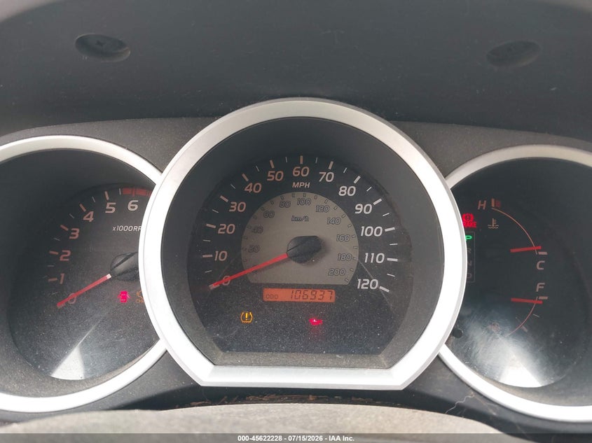 2008 Toyota Tacoma VIN 5TENX22N98Z558494 IAAI salvage auction — NORMAL WEAR, Clear (Massachusetts), sold $875 on 2026-07-24 (photo 7)