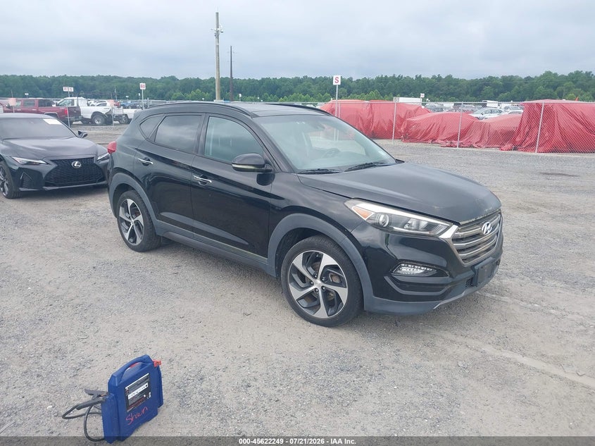 2016 Hyundai Tucson VIN KM8J3CA23GU070281 IAAI salvage auction — SIDE, Clear (New York), sold $2,050 on 2026-07-30 (photo 1)