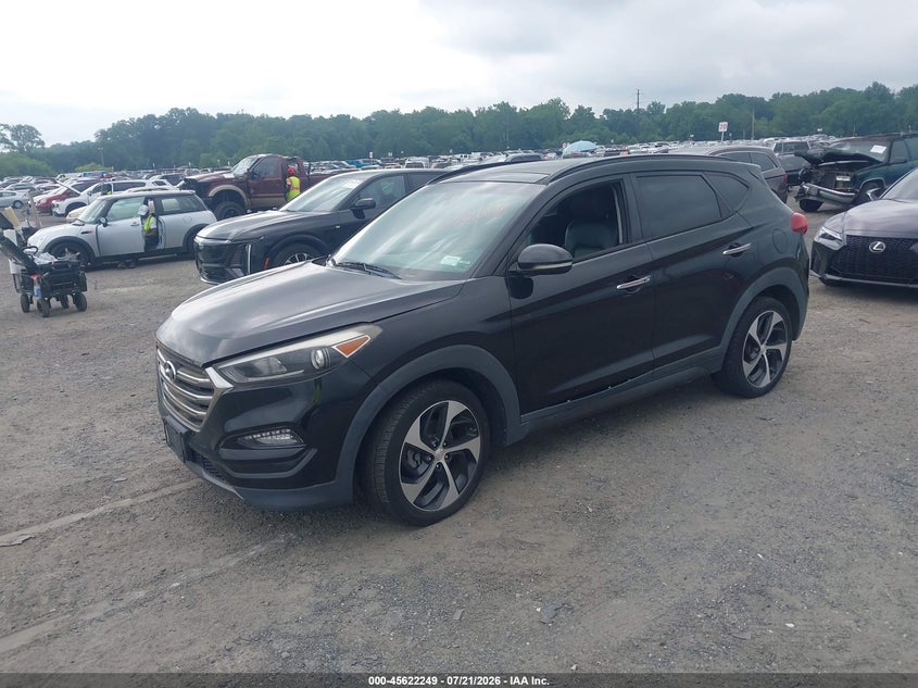 2016 Hyundai Tucson VIN KM8J3CA23GU070281 IAAI salvage auction — SIDE, Clear (New York), sold $2,050 on 2026-07-30 (photo 2)