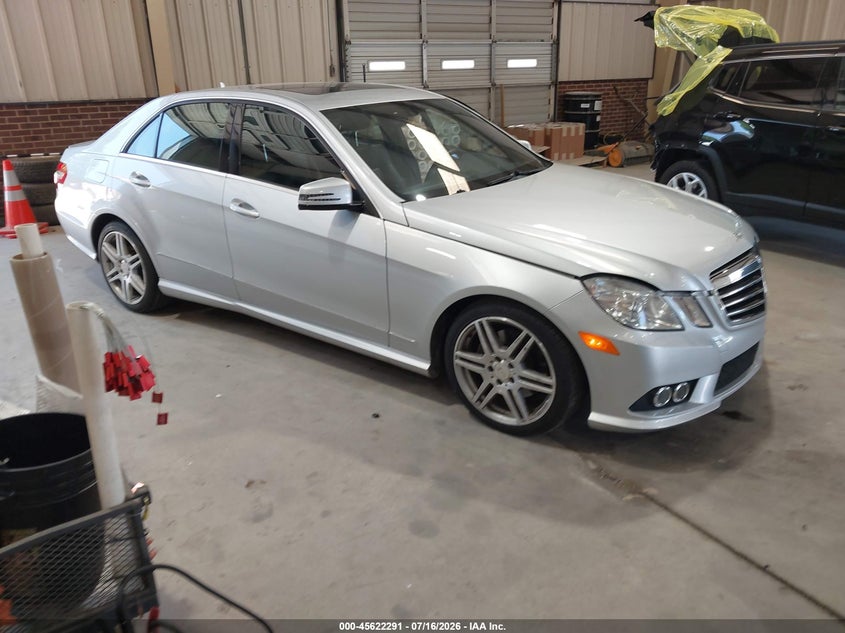 2010 Mercedes-benz E-class VIN WDDHF5GB4AA166237 IAAI salvage auction — SIDE, Salvage (North Carolina), sold $1,100 on 2026-08-09 (photo 1)