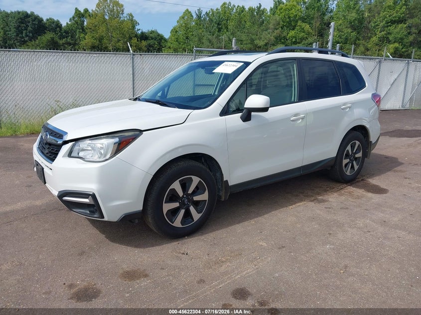 2017 Subaru Forester VIN JF2SJADC0HH537482 IAAI salvage auction — NORMAL WEAR, Clear (Mississippi), sold $1,350 on 2026-07-30 (photo 2)