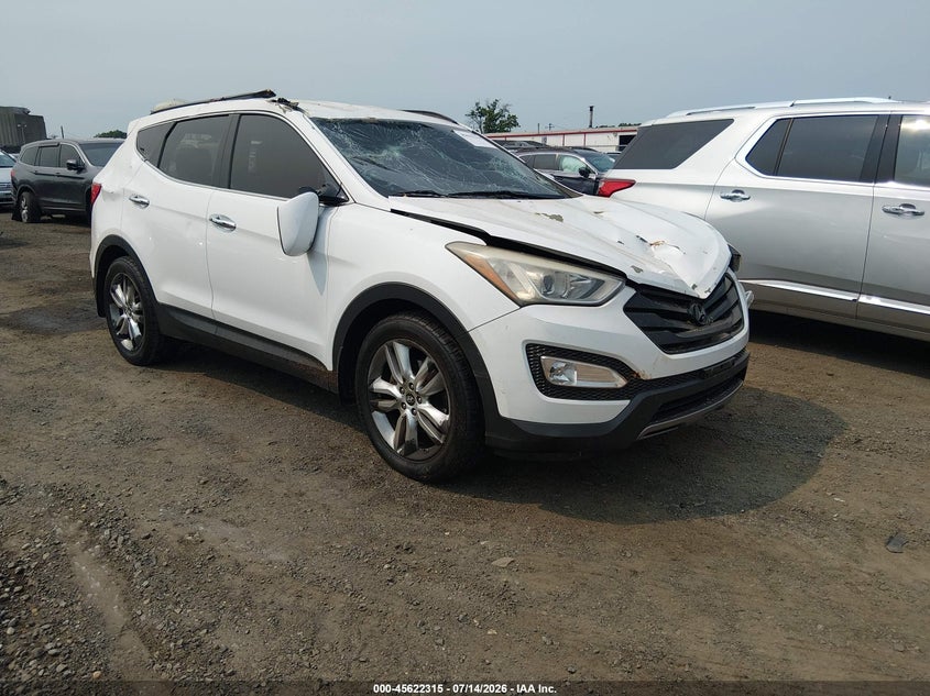 2013 Hyundai Santa fe VIN 5XYZU3LA5DG067422 IAAI salvage auction — NORMAL WEAR, Salvage Title, sold $875 on 2026-07-21 (photo 1)