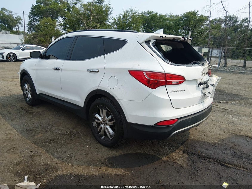 2013 Hyundai Santa fe VIN 5XYZU3LA5DG067422 IAAI salvage auction — NORMAL WEAR, Salvage Title, sold $875 on 2026-07-21 (photo 3)