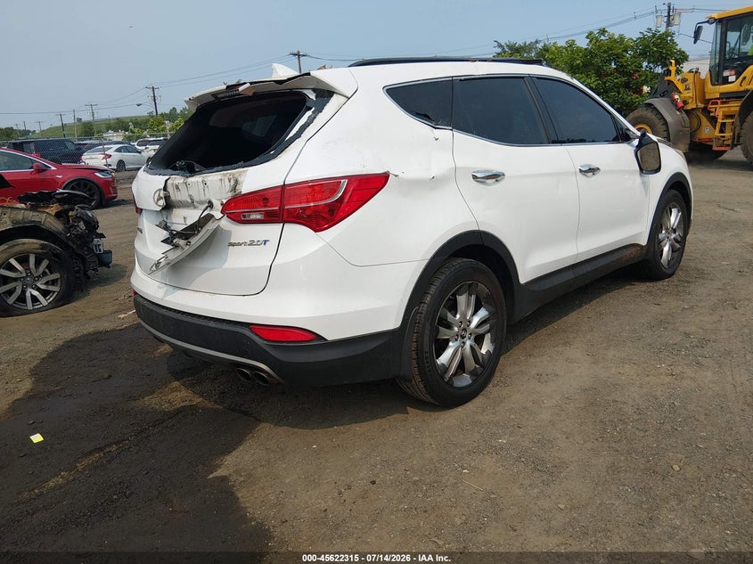 2013 Hyundai Santa fe VIN 5XYZU3LA5DG067422 IAAI salvage auction — NORMAL WEAR, Salvage Title, sold $875 on 2026-07-21 (photo 4)