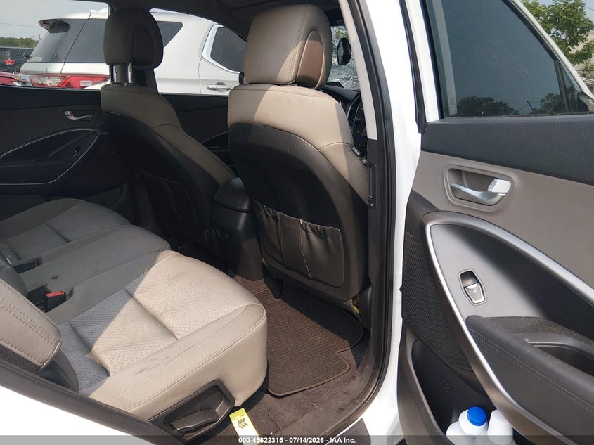 2013 Hyundai Santa fe VIN 5XYZU3LA5DG067422 IAAI salvage auction — NORMAL WEAR, Salvage Title, sold $875 on 2026-07-21 (photo 8)