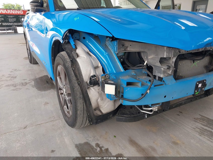 2023 Ford Mustang mach-e VIN 3FMTK1RM8PMA40509 IAAI salvage auction — FRONT END, Wait Title, sold $10,000 on 2026-08-23 (photo 6)