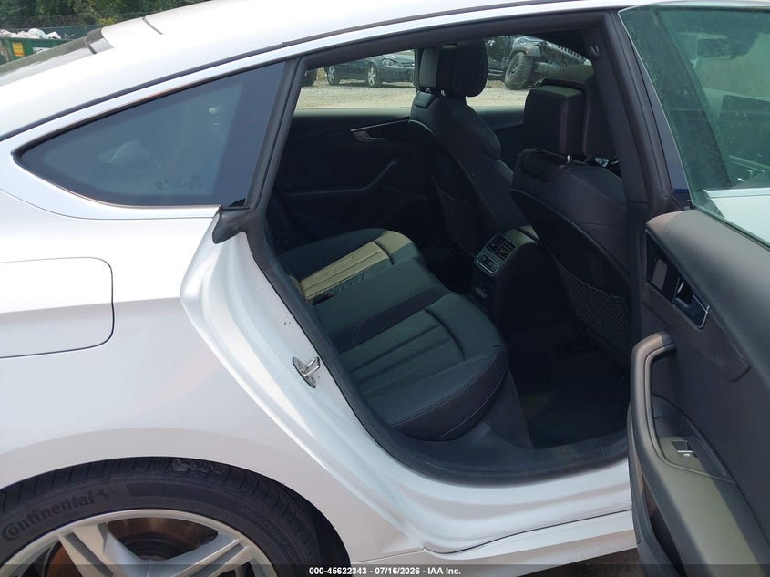 2022 Audi A5 VIN WAUDACF58NA029361 IAAI salvage auction — FRONT END, Salvage Title, sold $10,500 on 2026-08-27 (photo 8)