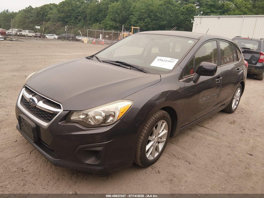 2014 Subaru Impreza VIN JF1GPAC62E8249222 IAAI salvage auction — SIDE, Clear (Massachusetts), sold $600 on 2026-07-18 (photo 2)
