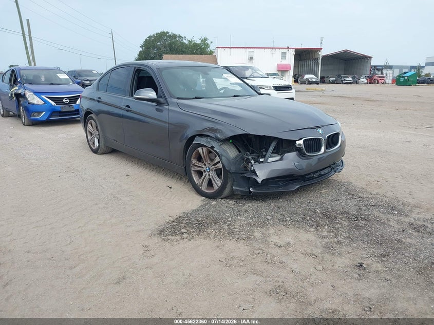 2016 BMW 3er VIN WBA8E9G57GNU30077 IAAI salvage auction — RIGHT FRONT, Salvage Title, sold $2,550 on 2026-08-18 (photo 1)
