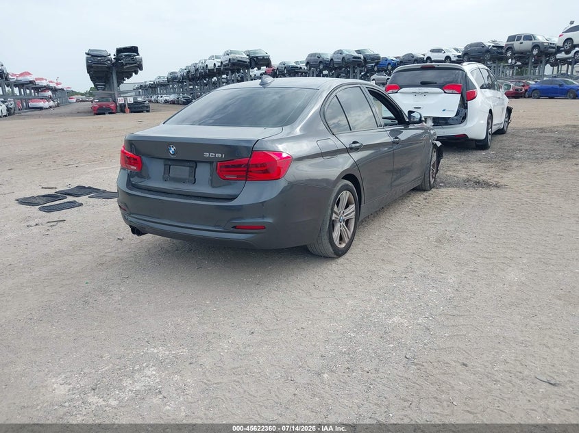 2016 BMW 3er VIN WBA8E9G57GNU30077 IAAI salvage auction — RIGHT FRONT, Salvage Title, sold $2,550 on 2026-08-18 (photo 4)
