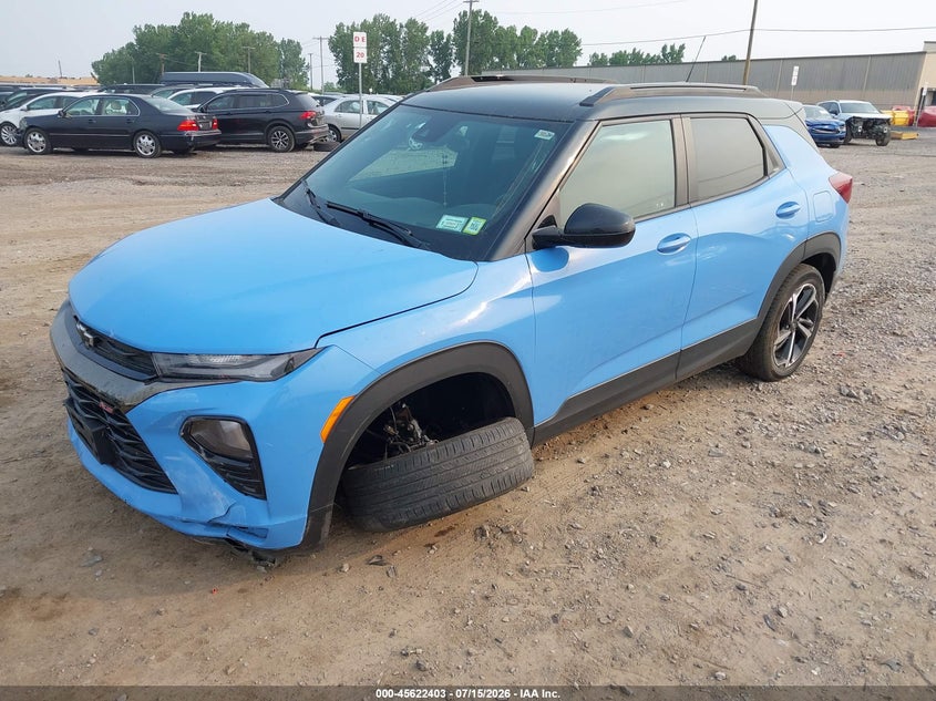 2023 Chevrolet Trailblazer VIN KL79MUSL7PB108623 IAAI salvage auction — FRONT END, Mv-907A (New York), sold $8,000 on 2026-08-02 (photo 2)