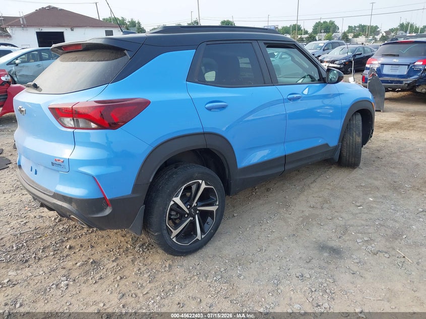 2023 Chevrolet Trailblazer VIN KL79MUSL7PB108623 IAAI salvage auction — FRONT END, Mv-907A (New York), sold $8,000 on 2026-08-02 (photo 4)